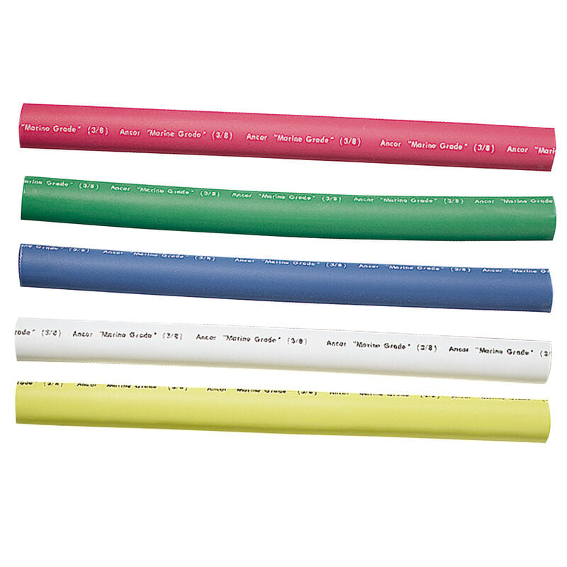 Ancor Adhesive-Lined Heat Shrink Tubing Kit, 12-8 AWG, 3/8" dia., 6" L, Assorted image number 1