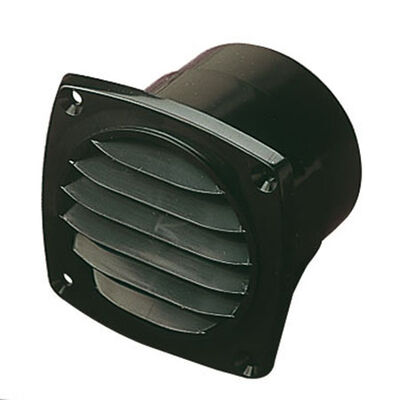 Sea-Dog ABS Black Hose Thru-Vent, 3-11/16"L x 3-11/16"W x 2-7/16"D