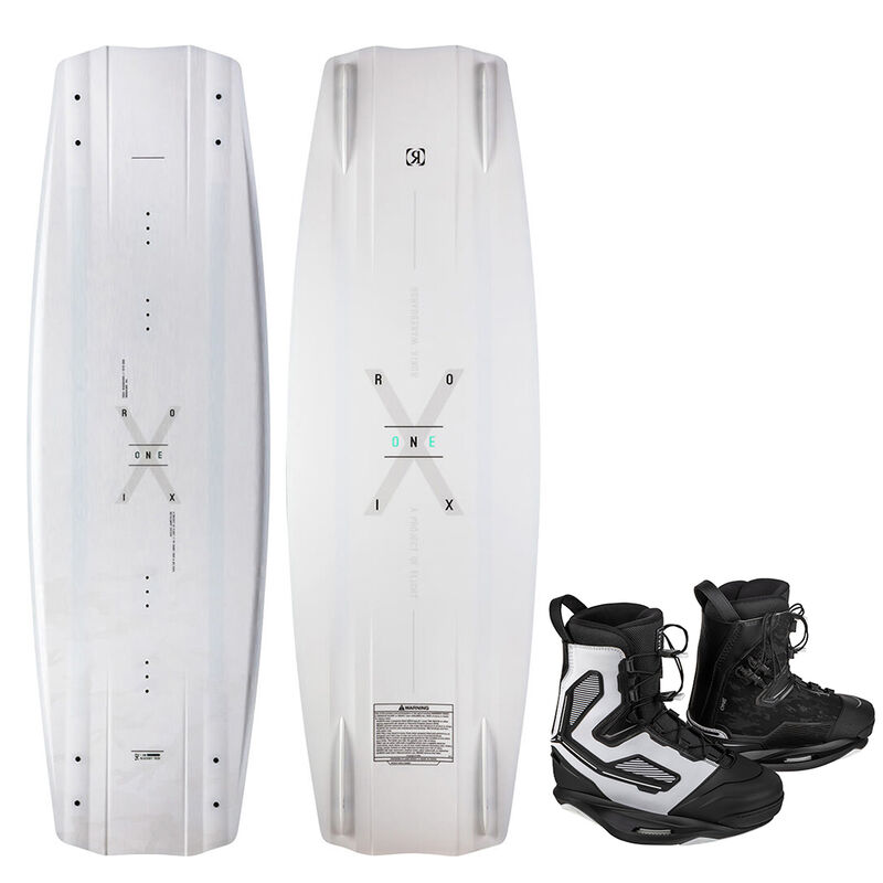 Ronix One Blackout Wakeboard with One Bindings image number 1