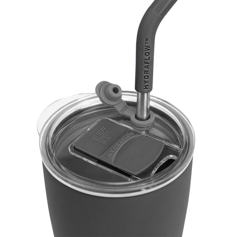 Hydraflow Capri 30oz Triple-Wall Vacuum Insulated Tumbler with Straw image number 2