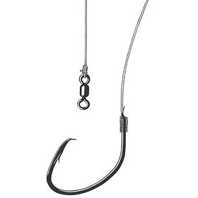 Owner Ghost Fluorocarbon Leader with Mutu Light Circle Hook