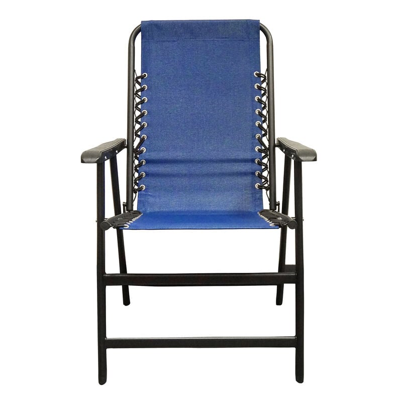 Caravan Canopy Infinity Suspension Folding Chair, Blue, 2-Pack image number 2
