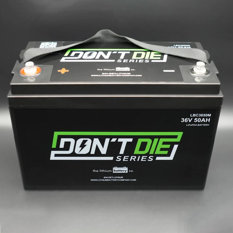 Lithium Battery Company Don't Die Series 36V 50Ah Lithium Trolling Motor Battery image number 1