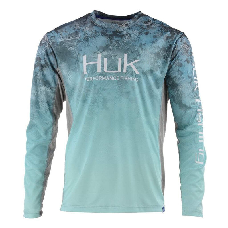 HUK Men’s Icon X Camo Fade Long-Sleeve Shirt image number 1