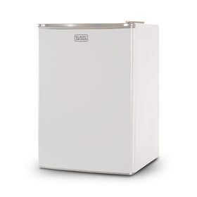Black+Decker 2.5 cu. ft. Mini Fridge with Freezer, White