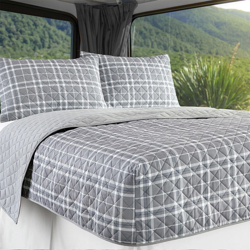 Shavel Home Products Micro Flannel RV Fitted Bedspread Set image number 8