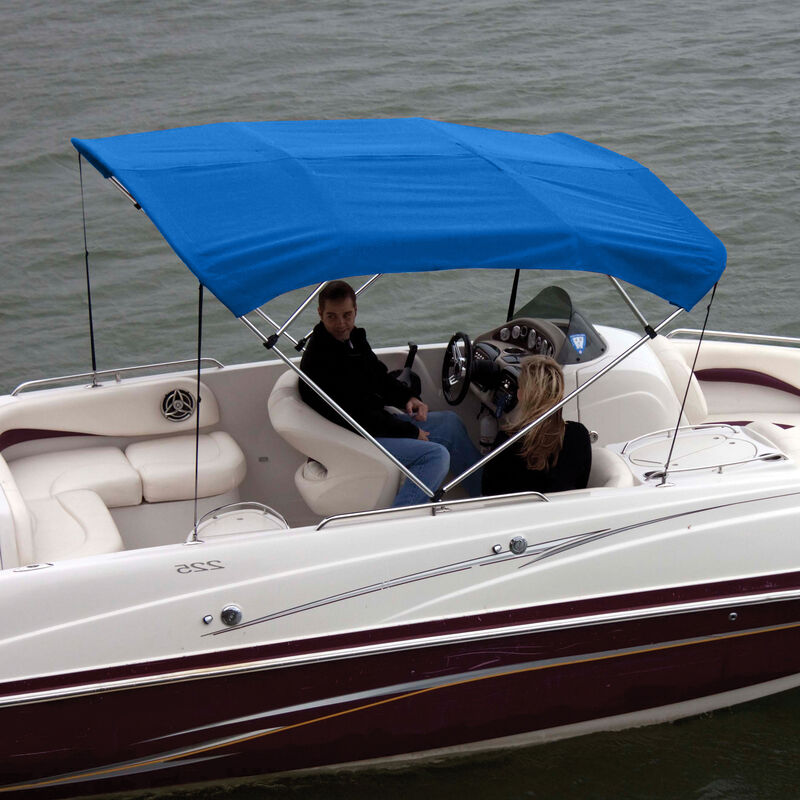 Shademate Bimini Top Polyester Fabric and Boot Only, 4-Bow 8'L, 42"H, 54"-60"W image number 2