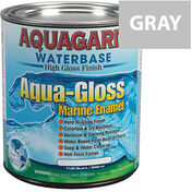 Aquagard Aqua-Gloss Waterbase Enamel, Quart, Medium Gray