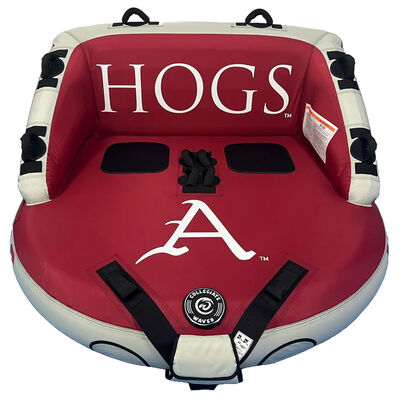 Collegiate Waves Arkansas "The Captain" 2-Person Towable Tube