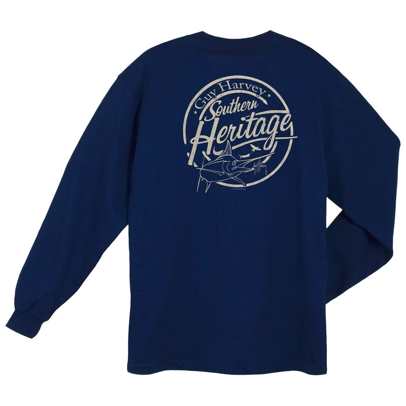 Guy Harvey Women's Southern Heritage Pocketed Long-Sleeve Tee image number 1
