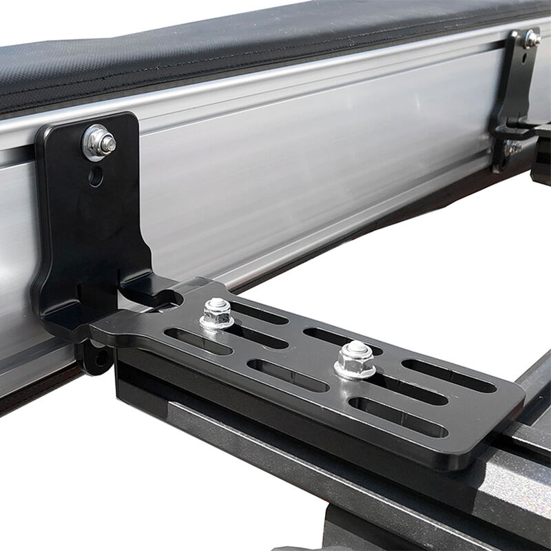 Nomadic Awning 180 Driver Side Installation with Brackets and Side Walls image number 6
