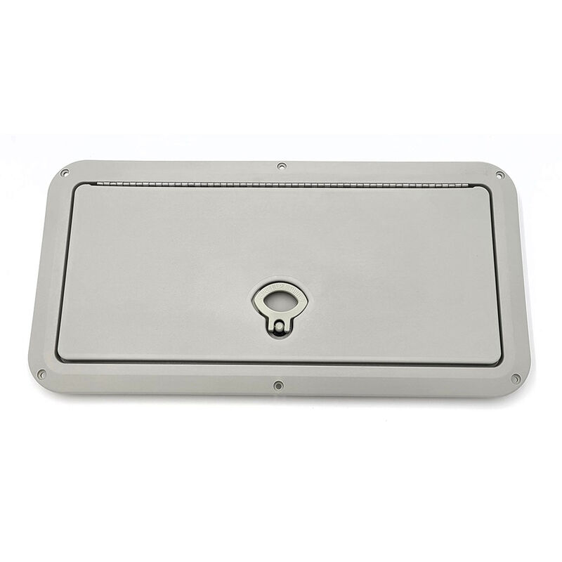 DPI 9" x 18" Flush Series Hatch, Auster Light Gray image number 1