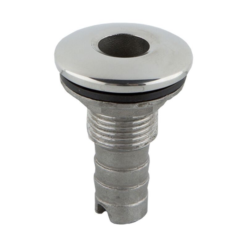 Whitecap Thru-Hull Fitting with Barb, 5/8" Hose, 2-1/4" Overall image number 1