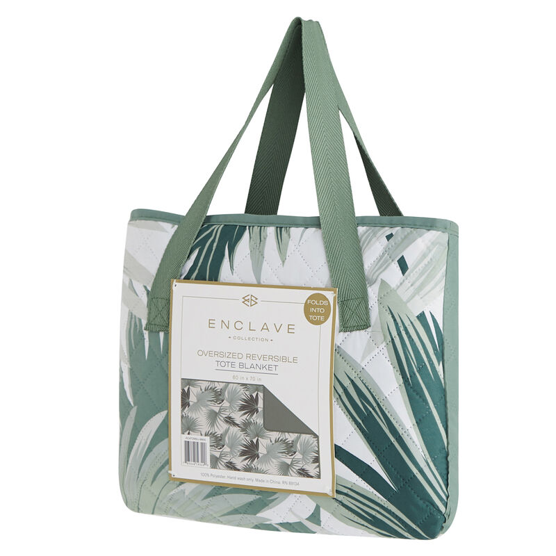 Enclave Oversized Reversible Tote Blanket, Surfside image number 3