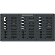 Blue Sea 230V AC Main + 22 Position Circuit Breaker Panel