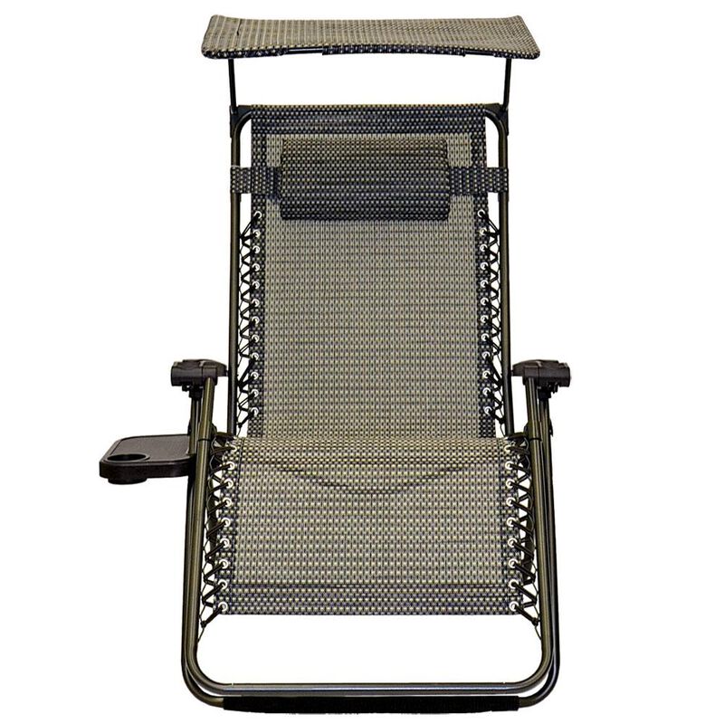 Venture Forward Mesh Extra-Wide Zero Gravity Recliner with Canopy image number 1