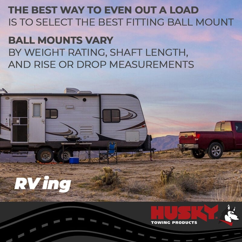 Husky Towing 2-1/2 Inch Receiver Trailer Hitch Ball Mount image number 5
