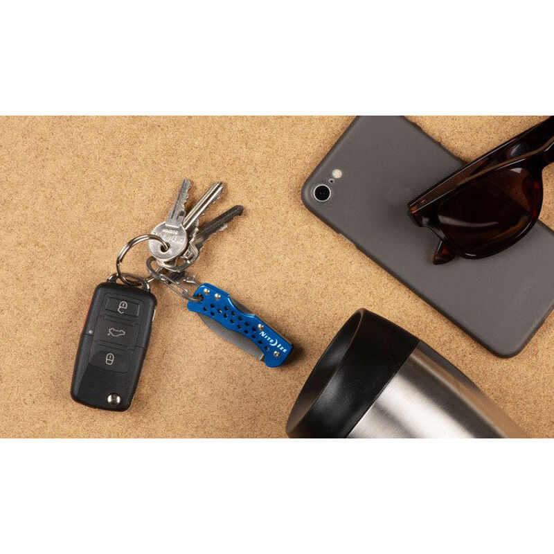 Nite Ize DoohicKey Key Chain Knife, Blue image number 2