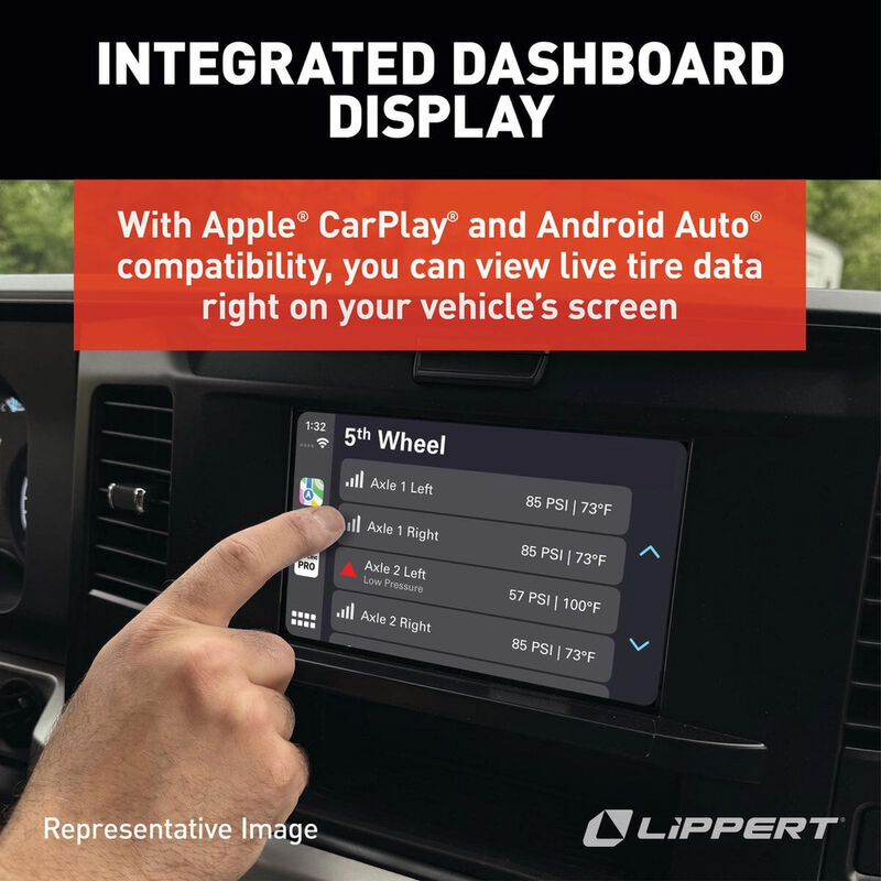 Lippert Tire Linc PRO RV TPMS Tire Pressure Monitoring System, 2-Tire Sensor Kit image number 5