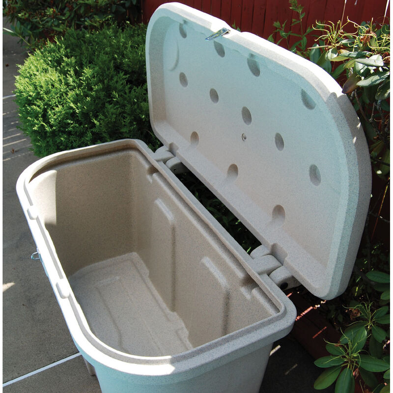 Stow 'N Go Dock & Patio Storage Box, Sandstone (43"L x 21"W x 26"H) image number 2