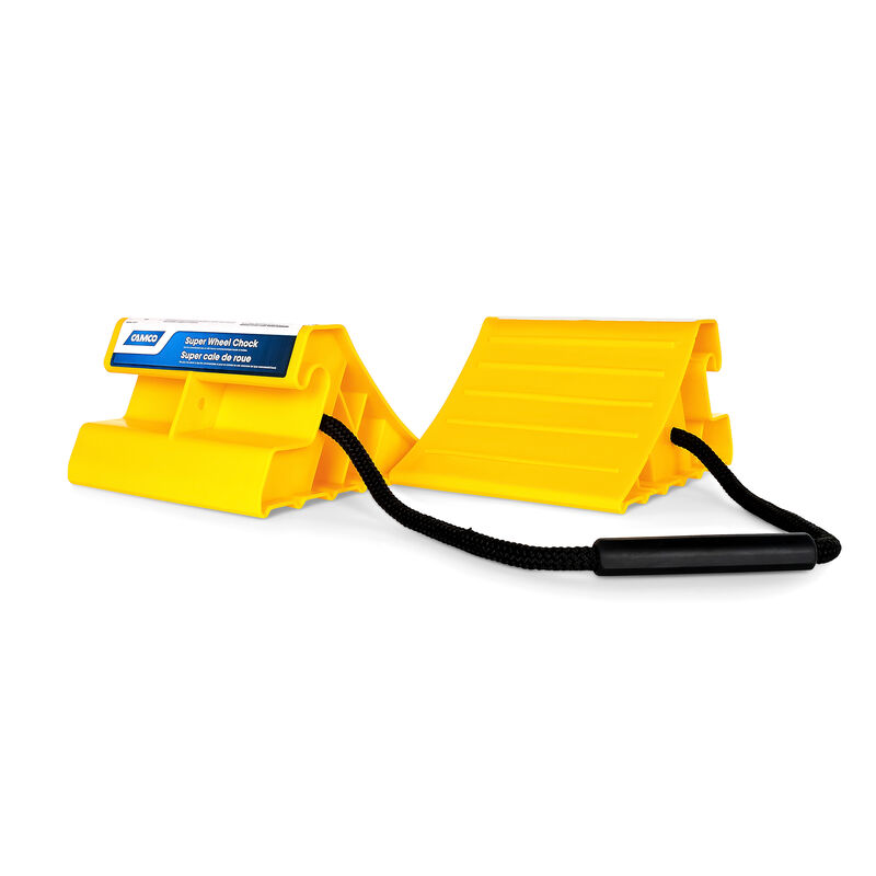 Camco RV Double Super Wheel Chock With Rope image number 3