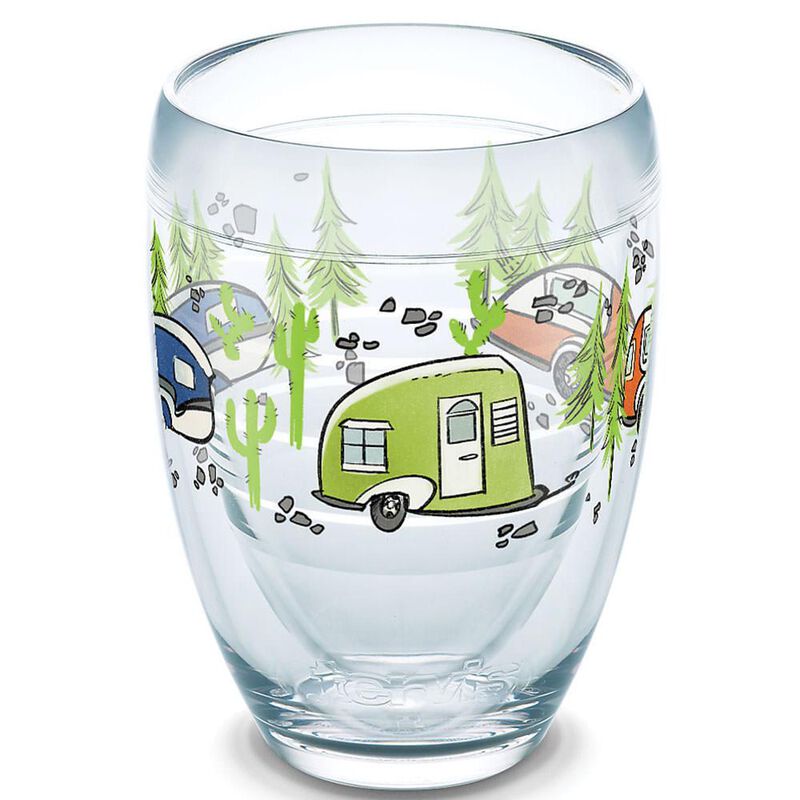Tervis&reg; Wine Glass, 9 oz., Retro RV Stemless image number 1