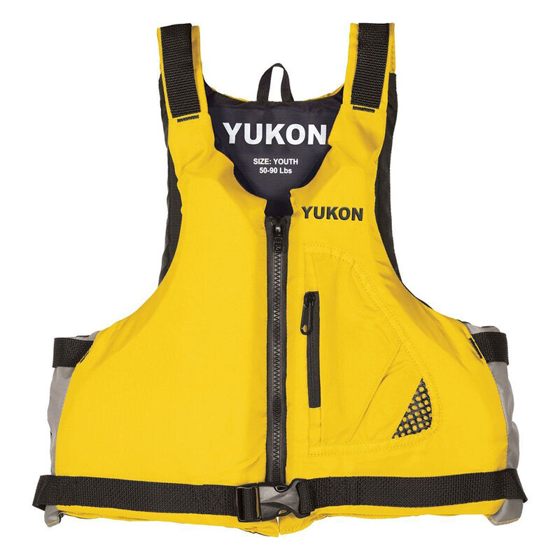 Yukon Base Youth Paddle Life Vest - Yellow - Youth image number 1