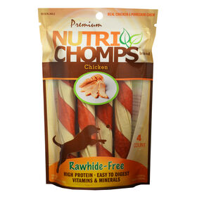Scott Pet Nutri Chomps Chicken Twists, 4 ct