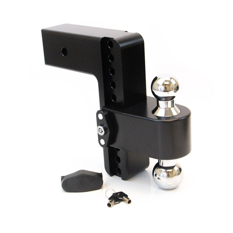 Weigh Safe 180° Drop Hitch w/Black Cerakote Finish and Chrome-Plated Steel Balls image number 15