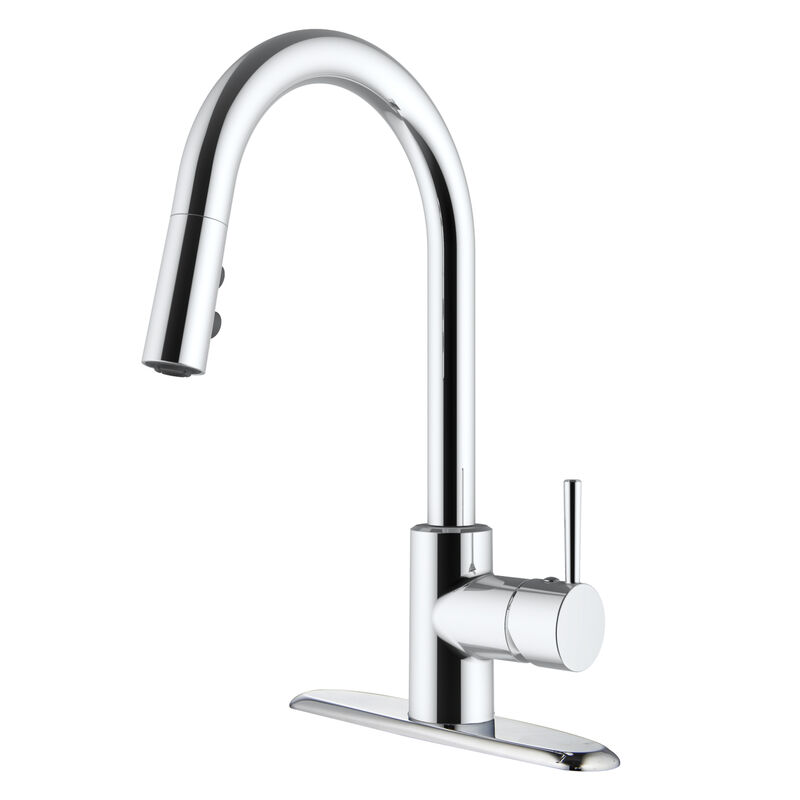 Empire RV Metal Single-Lever Kitchen Faucet with Pull-Down Sprayer image number 1
