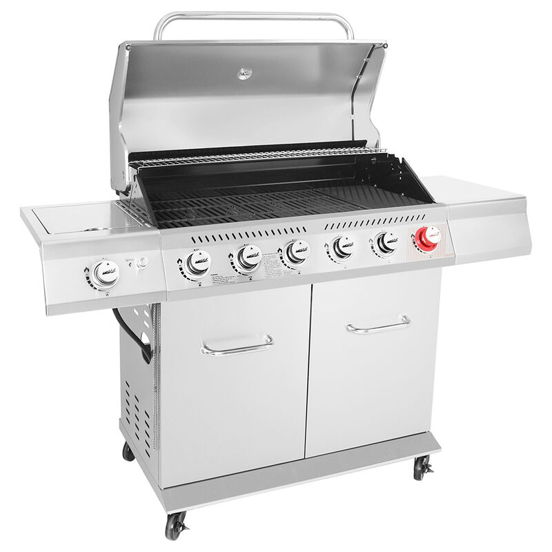 Royal Gourmet GA Series 6-Burner Gas Grill with Sear Burner and Side Burner image number 14