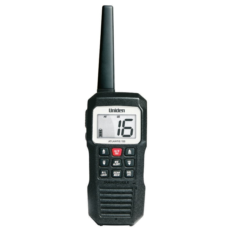 Uniden Atlantis 155 Handheld Two-Way VHF Floating Marine Radio image number 1