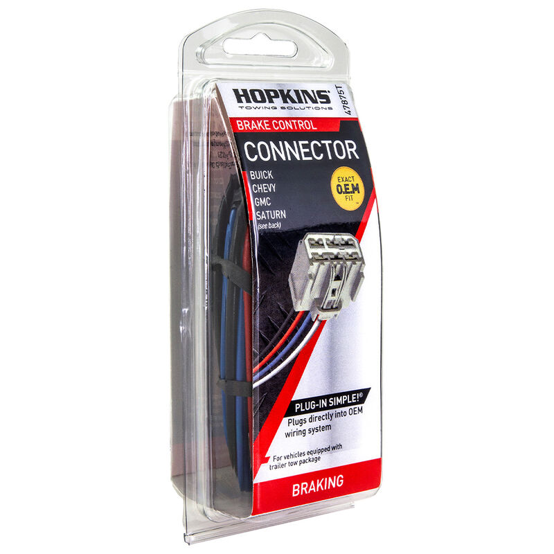 Hopkins Buick/Chevy/GMC Plug-In Simple Brake Control Connector, 47875  image number 4