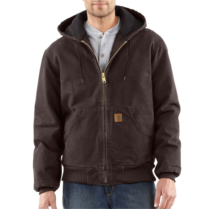 Carhartt Men's Quilted Flannel-Lined Sandstone Active Jacket image number 2