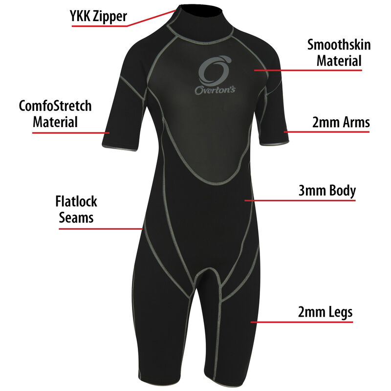 Junior Overton's Pro Spring Shorty Wetsuit image number 5