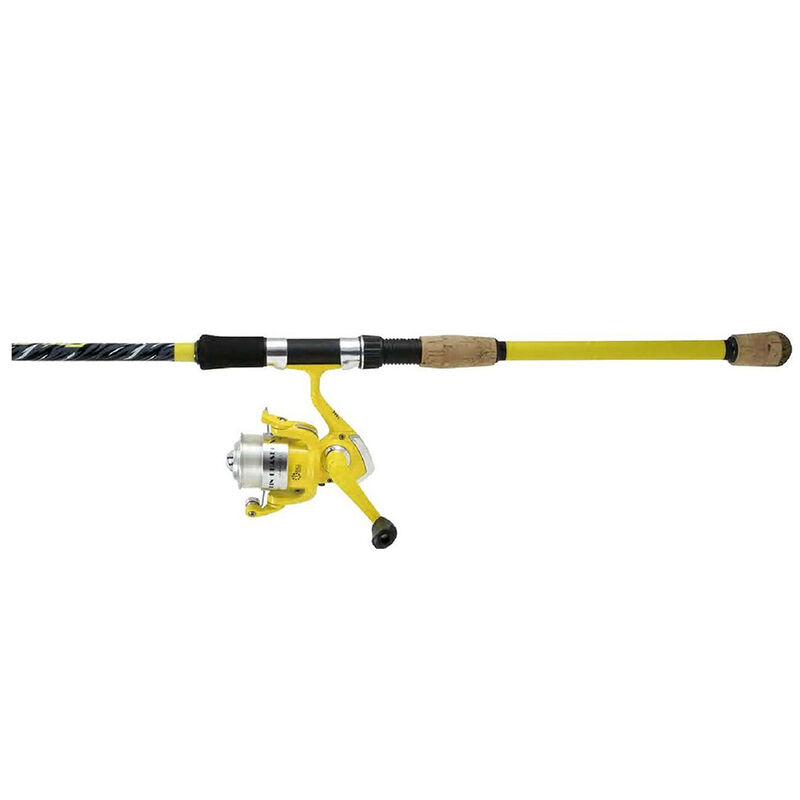 Okuma Fin Chaser "X" Spinning Combo, 6' Rod / Size 30 Reel, Yellow image number 1