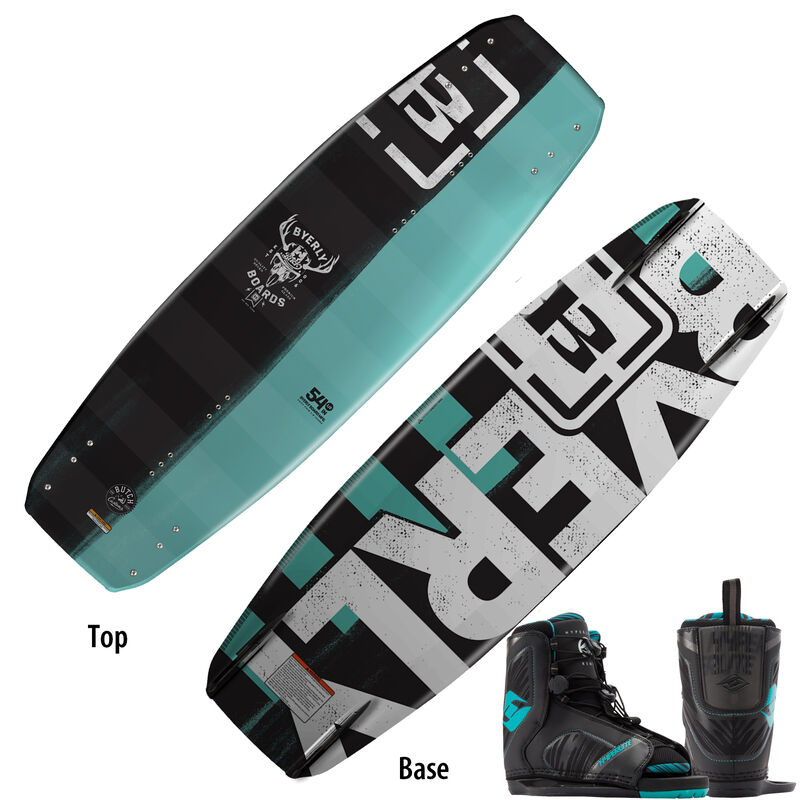 Byerly Buck Wakeboard With Remix Bindings image number 1