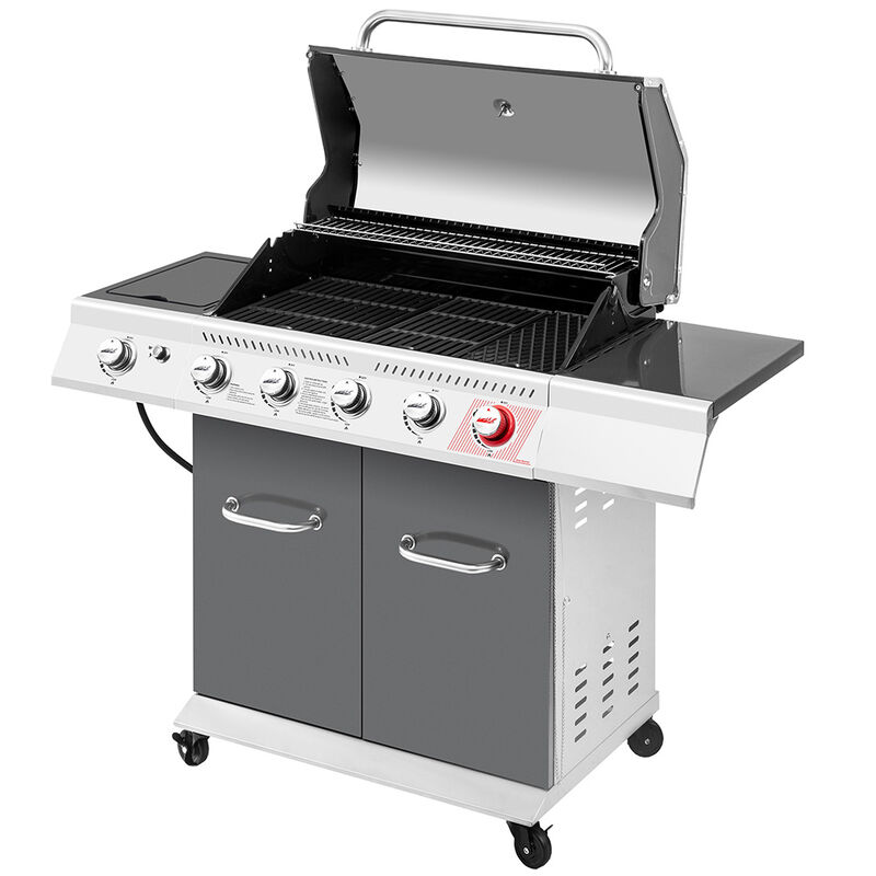 Royal Gourmet 5-Burner Propane Gas Grill with Side Burner and Sear Burner image number 5