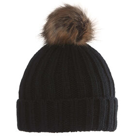 Chaos Women's Believe Rib Cuff Pom Pom Beanie