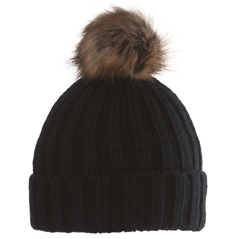 Chaos Women's Believe Rib Cuff Pom Pom Beanie image number 1