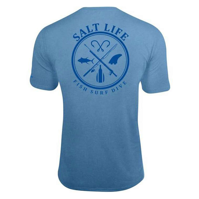 Salt Life Men's Salt Fix SLX UVapor Pocket Short-Sleeve Tee image number 2