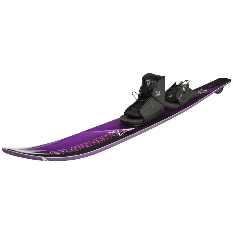 HO Women's Burner Slalom Waterski With Free-Max Binding And Rear Toe Plate image number 1