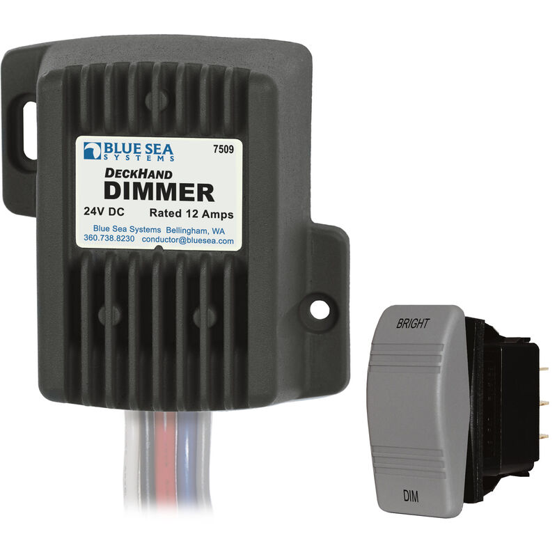 Blue Sea Systems DeckHand Dimmer, 24V DC 12A image number 1