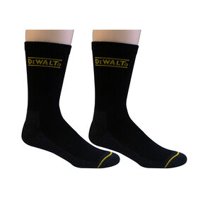 DeWalt Men&rsquo;s Everyday Work Sock, Black