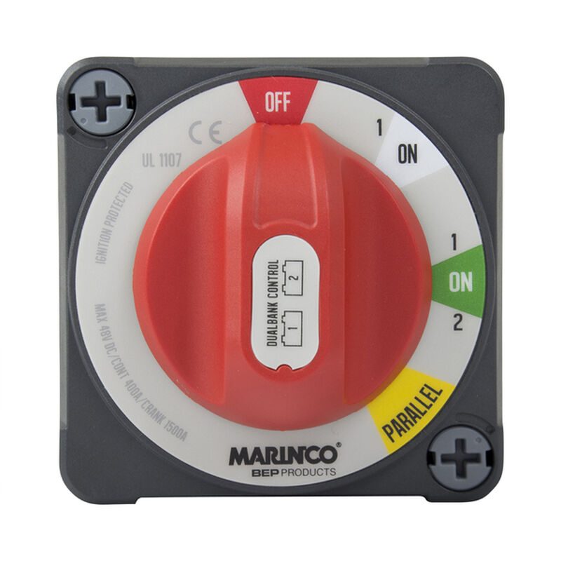 Marinco Pro-Installer EZ-Mount Dual Bank Control Battery Switch image number 1