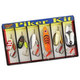 Mepps Piker Kit, Plain Lure Assortment