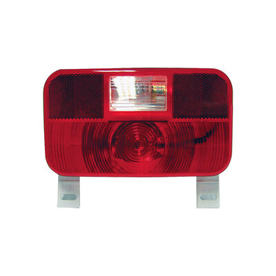 Peterson Mfg. Incandescent Stop/Turn/Tail, Rectangular, RV w/ Reflex w/ License Light & Bracket & Back-Up