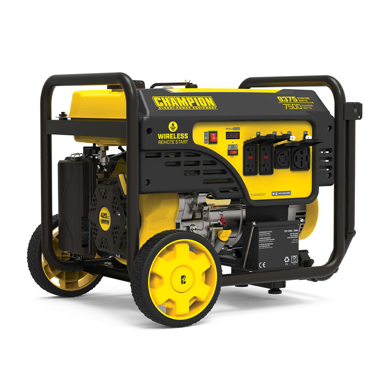 Champion 7500-Watt Portable Generator with Wireless Remote image number 12