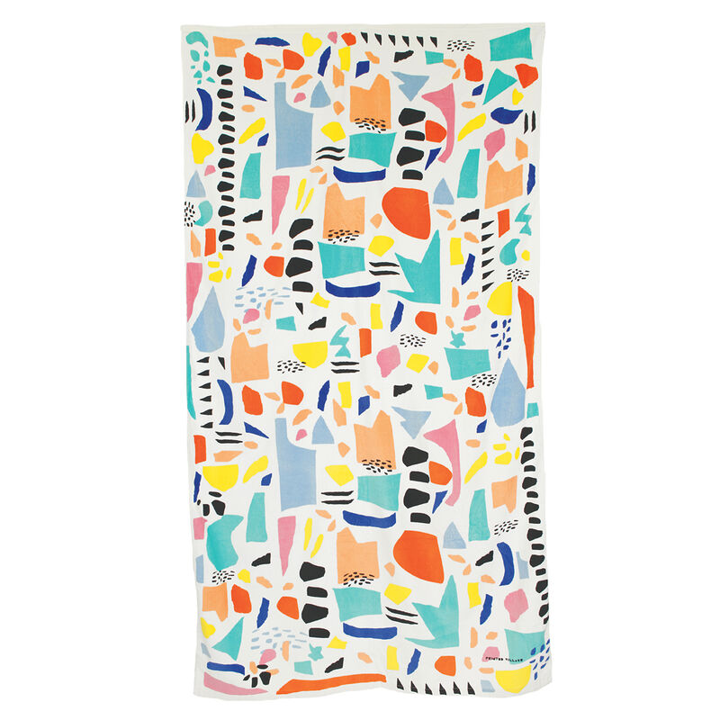 Printed Village Beach Towel image number 40