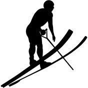 Jump Skier Decal